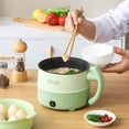 thumbnail image 3 of Electric Hot Pot, Mini Ramen Cooker, 1.5L Noodles Pot, Hot Pot Electric, Mini Pot for Steak, Egg, Fried Rice, Ramen, Soup, Porridge, Oatmeal, Portable Cooking Pot with Power Adjustment, 3 of 17