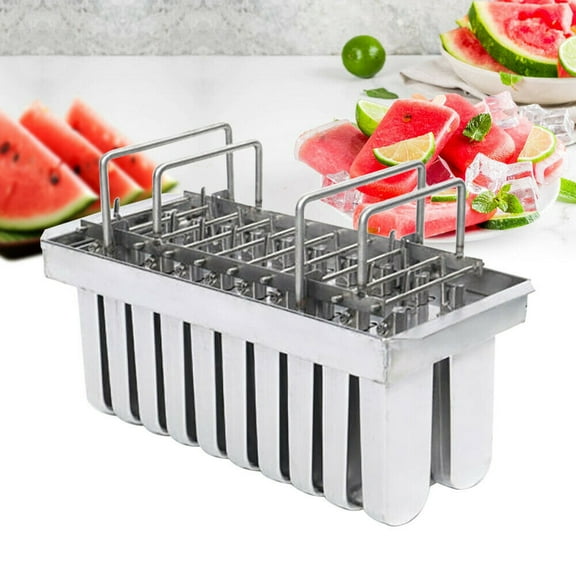 20PCS Ice Cream Stick Mold Ice Lolly Molds Stainless Frozen Ice Cream Making Tool Ice Cream Maker Fast Freezing Ice Cream Mold Set