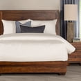 thumbnail image 5 of SIScovers Overall Denim-Style Bed Cap Comforter Set with Sewn Corners White Queen 5 Piece, 5 of 5