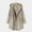 Khaki, variant on Aboser Women's Oversized Sherpa Jacket Casual Button Down Hoodies Plus Size Hooded Cardigan Comfy Plush Fleece Jackets with Pockets