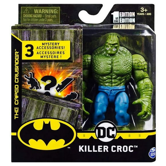 DC Batman Croisé à Cape 1ère Édition Tueur Croc (2020) Spin Master Figure de 4 Pouces