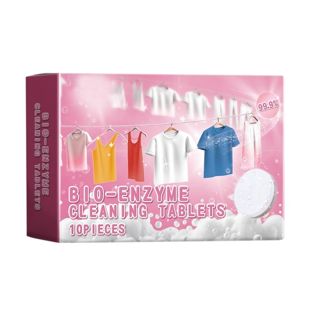 Big sale Multi-Purpose Bio-Enzyme Cleaning Tablets Powerful Decontamination Bio-Enzyme Cleaning Tablets Clothes Clothes Shoes Clean And Clean With Easy And Clean Stains