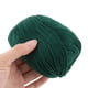 thumbnail image 3 of Dama Suéter Bufanda Guantes Sombrero Crochet Mano Tejer Tejido Hilo Cordón 50g Oscuro Verde, 3 of 4