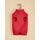 thumbnail image 4 of 1pc Dark Blue Knitted Pet Sweater With Turn-Down Collar For Autumn And Winter, Classic Solid Color Grid Design For Extra Stretch, Suitable For Cats An, 4 of 4