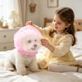 thumbnail image 4 of Dog Mesh Head Cover,Breathable Mesh Pet Head Cover for Small Dogs and Cats,Head Protector and Face Guard,Elastic Hood Net Anti Eating Protector for Outdoor Walk, 4 of 7