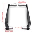 thumbnail image 4 of Protectores de manos de motocicleta CNC Protectores de mano de aluminio para manillar 7/8 (plata), 4 of 4