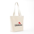 thumbnail image 7 of CafePress - I Love My Grandma Tote Bag - Unisex Canvas Tote Bag, Beige, 1-Piece, 7 of 7