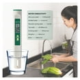 thumbnail image 6 of 3 In 1 Temp TDS EC Meter Digital Water Quality Purity Tester Portable Temperature Test Pen Detector For Drinking Water Aquarium ,Accurate - GREEN_WITHOUT BOX, 6 of 7