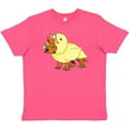 thumbnail image 3 of Inktastic Easter Duck Triceratops Youth T-Shirt, 3 of 5