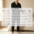 thumbnail image 3 of Dagugfen 2 PC Pajama Sets for Men Long Sleeve Button down Loose Fitted Shirts Elastic Waist Full Length Pants Breathable Comfy Loungeweawr Sets(XXL,Black), 3 of 5