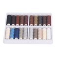 thumbnail image 1 of Kits De Hilos De Coser, Hilos De Máquina De Coser De 20 Colores Ligeros De 328 Pies De Hilo De Poliéster Juego Para Manualidades De Bricolaje, Ropa, Fabricación De, 1 of 7