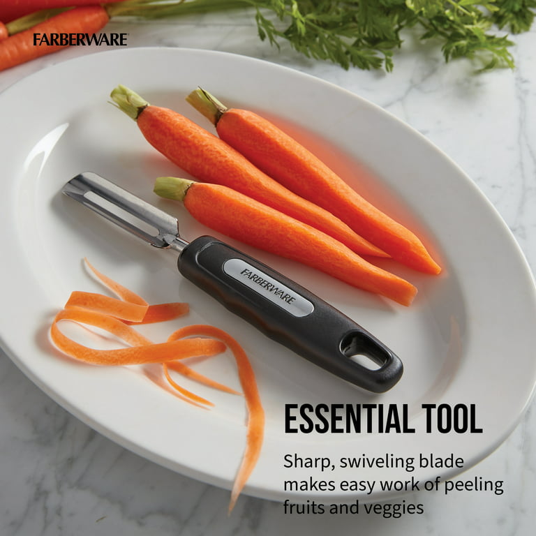 Farberware Classic Stainless Steel Peeler With Built-In Bean and Herb  Slicer - Gillman Home Center