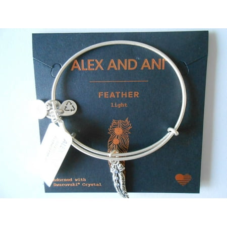 Tokens Crystal Feather Charm Bracelet