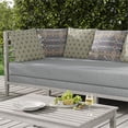 thumbnail image 6 of Paisley Oasis Indoor/Outdoor Pillow with Removable Cover in Beige 16x16, 6 of 6