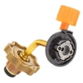 thumbnail image 2 of Adaptador para recargar el tanque de gasolina,Adaptador de recarga de tanque de gas portátil de aleación de aluminio,Conector de recarga del tanque de bombona de gas butano,Válvula de, 2 of 8