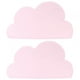 thumbnail image 1 of Mantel individual para plato de alimentación, 2 piezas, mantel individual para plato de alimentación para niños con forma de nube, mantel individual para plato de alimentación impermeable, lograr más Jadeshay A, 1 of 8