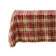 thumbnail image 2 of sruoe Tablecloth, 55 X 55in Christmas Tablecloth, Waterproof Machine Washable Foldable Red Rectangle Tablecloths, Table Cloth for Dining, Home, Party Decor, Nylon Spandex, 2 of 6