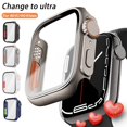 thumbnail image 2 of Carcasa Rígida Para PC Con Vidrio Templado Compatible Con Apple Watch Series 8 7 45mm Para iWatch 4 5 6 se 44mm Protector De Pantalla Accesorios De Actualización Gao Jiahui unisex, 2 of 2