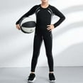 thumbnail image 6 of XAOFW Boys Athletic Compression Shirt And Shorts Workout Training Gear For Youth Sports Performance Activewear, 6 of 7