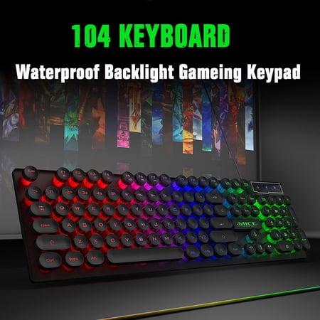 IMICE AK-800 USB desktop punk mechanical feel floating caps E-sports ...