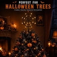 thumbnail image 4 of Halloween Spider Web Tree Topper Black Metal and PVC Hollow Web Decor with Stable Spring Base Festive Party Tree Home Display 11.8-Inch Black, 4 of 9