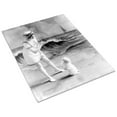 thumbnail image 3 of Print: Young Woman In Bathing Suit With Small Dog In Front Of Studio, 3 of 4