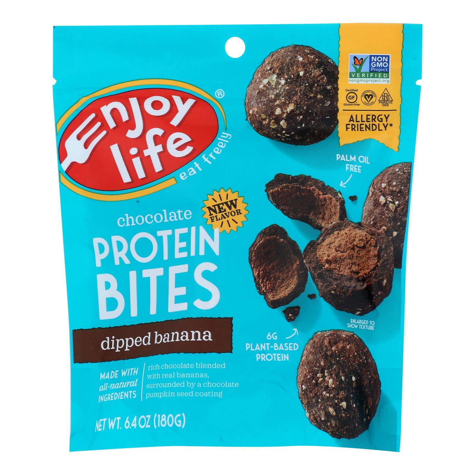 Enjoy Life Protein Bites Dipped Banana Case of 6 6.4 oz