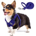 thumbnail image 1 of Dog Harness Soft Suede Fabric Pet Vest Step In Adjustable Reflective _jiue, 1 of 5