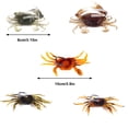 thumbnail image 3 of VONKY Simulation Crabs Soft Bait Artificial Fishing Lure Lures Tackle Outdoor 8cm 19g 1Set, 3 of 6