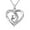 Silver, variant on Taylongift Christmas Black X Friday Women Heart Necklace Unique Gift Party To My Daughter Love Mom Heart Necklace