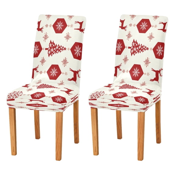 BZSMCE Chairs Slipcovers Dining Chair Covers Deer Printing Creative Pattern