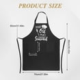 thumbnail image 2 of AOWOO Funny Cooking Aprons for Men Women - Cotton Apron with 2 Pockets for Dad Mom, Adjustable Kitchen Cooking Aprons, BBQ Grilling Chef Apron - Father's Day Gifts for Dad Husband, 2 of 7