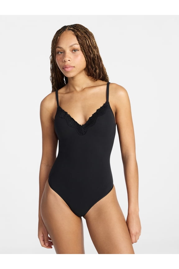 Fit Stretch Lace Wireless Bodysuit, Women's XS-XXXL