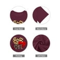 thumbnail image 7 of XCHQRTI Women Leopard Heart T-Shirt Plus Size Short Sleeve Graphic Shirt Valentine's Day Top, 7 of 7