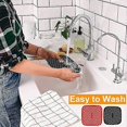 thumbnail image 5 of Air fryer liners, 2pcs 19cm and 21.5cm silicone air fryer liners, reusable perforated air fryer liner mats (square), 5 of 5