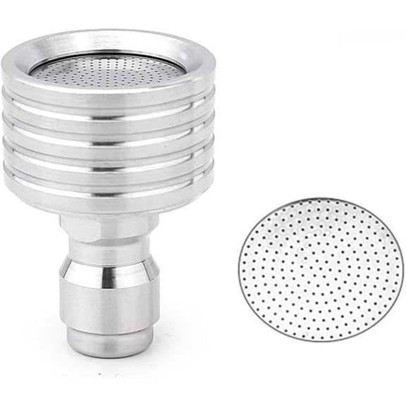 High Pressure Water Gun Interface Washing Nozzle Stainless Steel Shower Blades 1/4 Quick Connect Wash Cars Garden Urban Tool