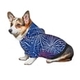 thumbnail image 7 of Honeii Ireworks In The Night Sky Print Small Dog Hoodies Pet Hooded Sweatshirts Fall Winter Puppy Cat Sweaters Warm Clothes for Small Dogs Outfits Costume-Small, 7 of 7