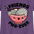 thumbnail image 3 of Instant Message - Friends Pho Ever 1 - Girls Fitted Short Sleeve Tee, 3 of 6