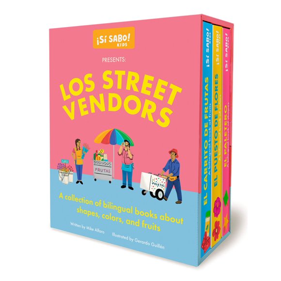 Los Street Vendors: A Collection of Bilingual Books about Shapes, Colors, and Fruits Inspired by Latin American Culture (Sí Sabo Kids)