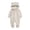 Beige, variant on Splozh Newborn Baby Winter Snowsuit Bear Outfit Fleece Warm Jumpsuit Romper Hooded Clothes for Infant Girls Boys Baby Boy Newborn Clothes,Blue,3-6 Months