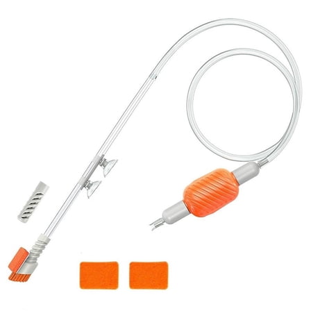 Aquarium Vacuum Gravel Cleaner, Manual Water Changer Siphon, Fish Tank Water G10406