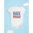 thumbnail image 3 of Made In 'Merica Banner Bodysuit Infant -Image by Shutterstock,  18 Months, 3 of 4