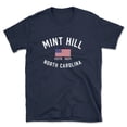 thumbnail image 1 of Mint Hill North Carolina Patriot Men's Cotton T-Shirt, 1 of 1