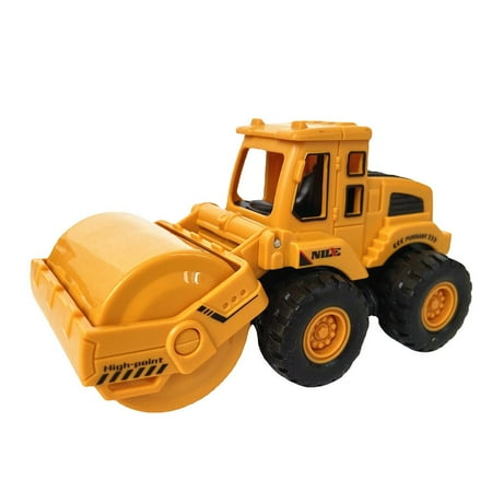Birthday Gift Mini Gifts Toy Vehicles Car Play Toy Educational Toys Dump Truck Crane Excavator Car Play Toy Inertia Car Toy Engineering Car Pull Back Car YELLOW