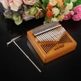 thumbnail image 4 of - Piano de con 17 teclas, regalo de madera para principiantes Amarillo kusrkot Piano de pulgar Kalimba 17 teclas, 4 of 8
