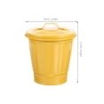 thumbnail image 2 of CRILSTYLEO 2Ud De Basura De Acero Galvanizado Para Uso En Escritorio Amarillo, 2 of 6