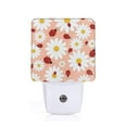 thumbnail image 1 of Fotbe Daisy and Ladybug Luz Nocturna LED, Luz de Noche con Sensor de Luz Natural de Anochecer a Amanecer, Se Enchufa a la Pared, Blanco Cálido 0.5W-UK, 1 of 7