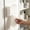 White, variant on Fmbmuo Glove Organizer Wall Mount , No Drill Reusable Plastic Storage Organizer Box For Disposable Gloves Hairnets Masks For Kitchen Bathroom Cabinet