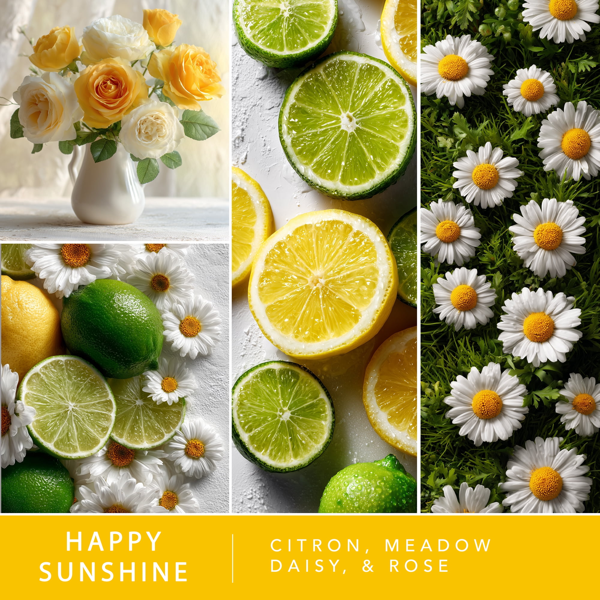 (2 pack) Happy Sunshine Scented Wax Melts, ScentSationals, 2.5 oz
