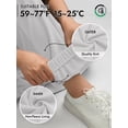 thumbnail image 5 of Sweatpants Women Fall Fashion Baggy Joggers Workout Lounge Comfy High Waisted Athletic Sweat Pants Light Grey XXXL, 5 of 7